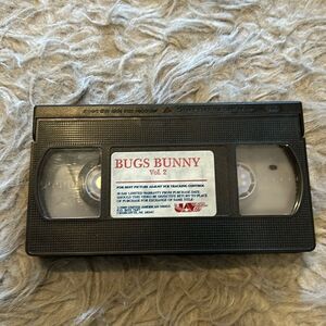 Bugs bunny volume‎ 2 vintage 1989 VCR tape, missing case